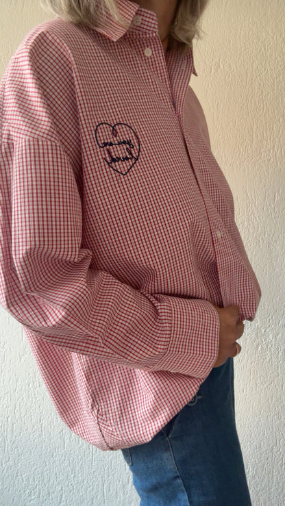 Camicia Loved red