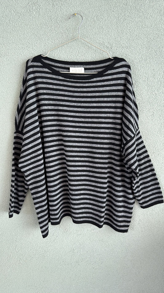 Maglia Stripped black