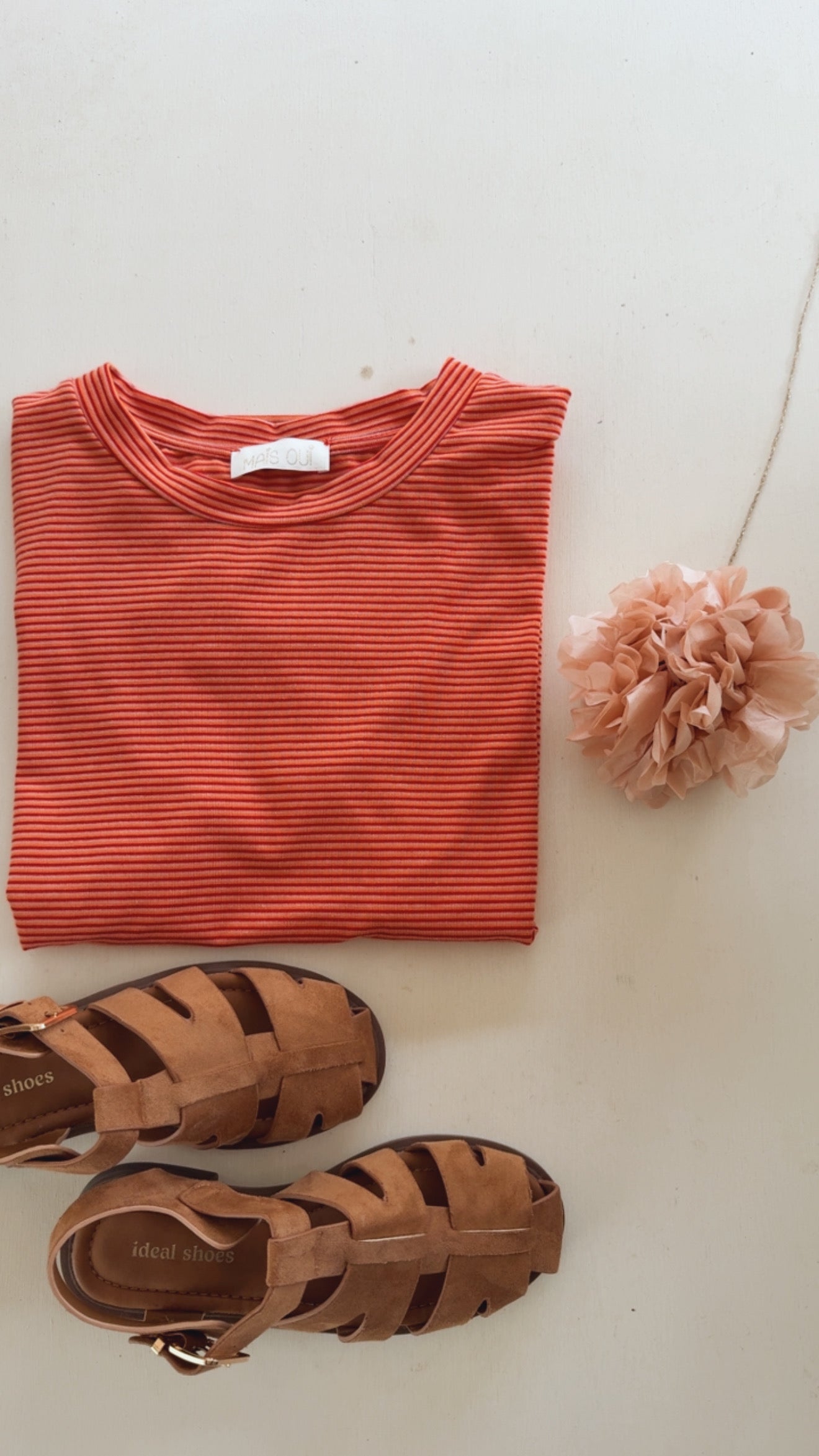 T-shirt Adelaide riga fragola