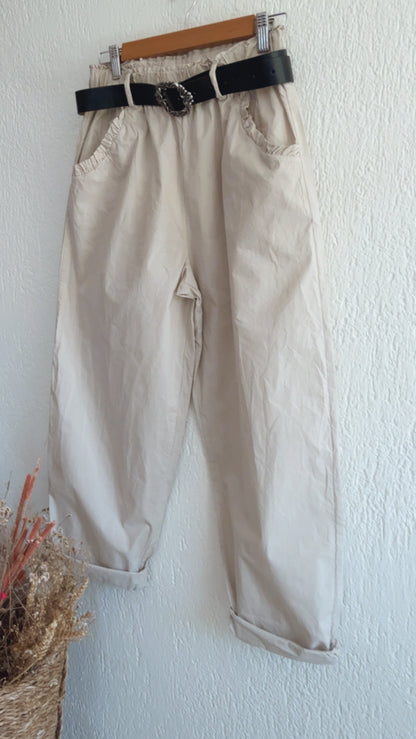 Pantalone Camille sand