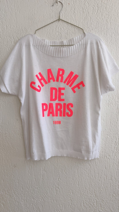 Maglia Charme de Paris white