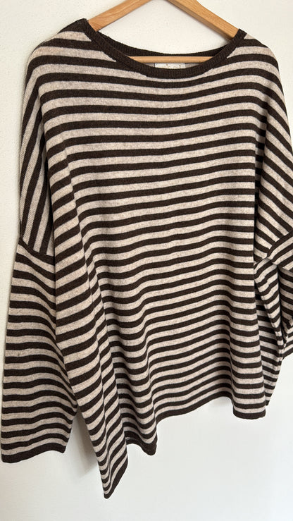 Maglia Stripped choco