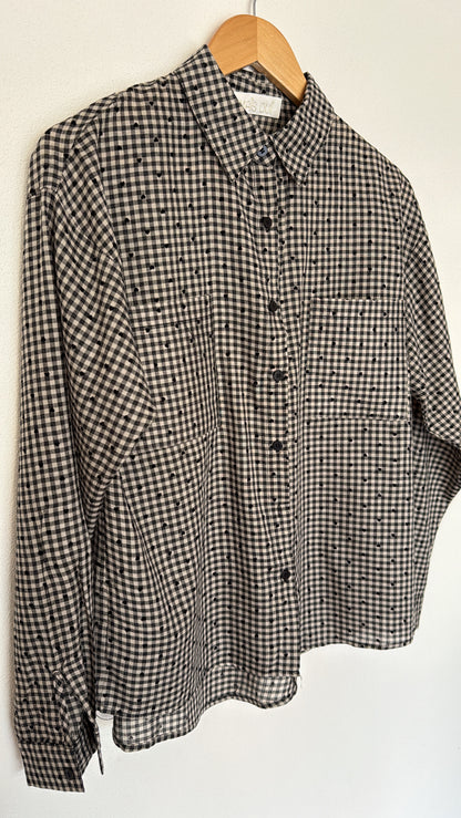 Camicia Clementina check black
