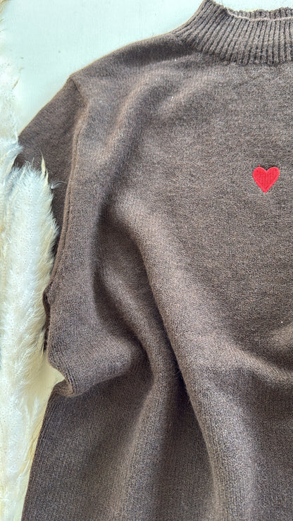 Maglia Heart choco
