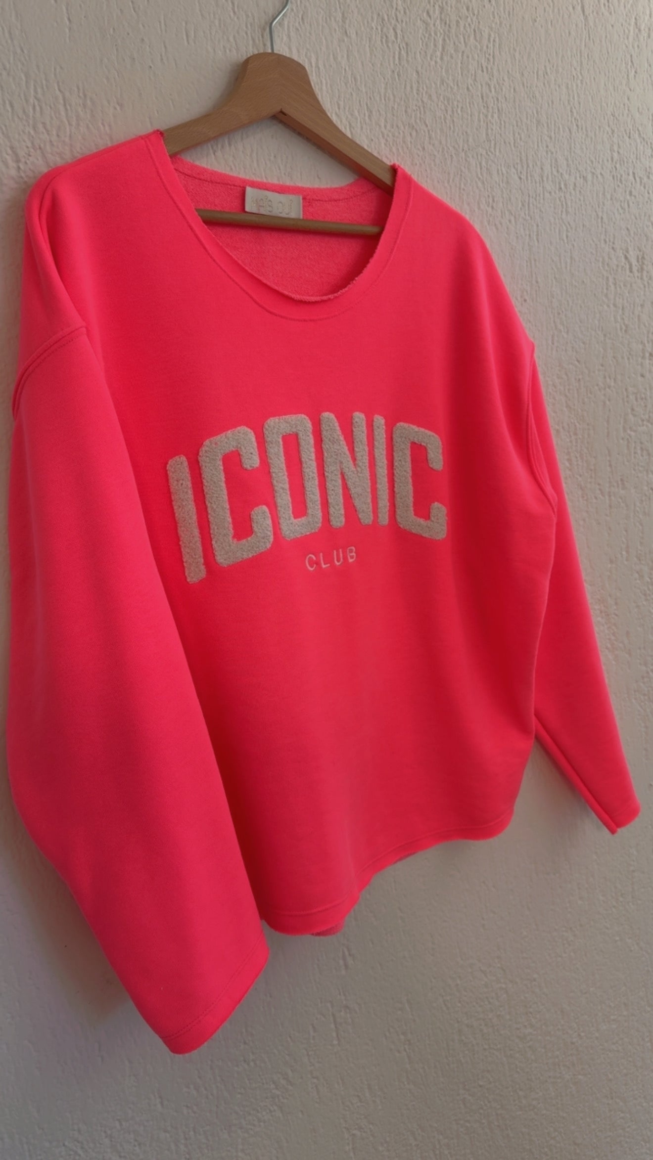 Felpa Iconic fucsia