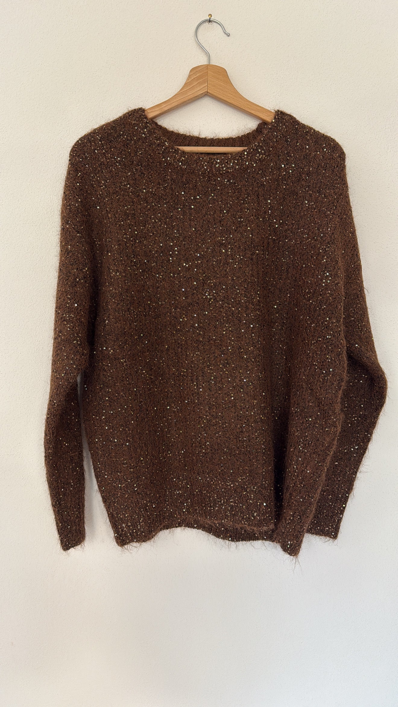 Maglia Brille coffee