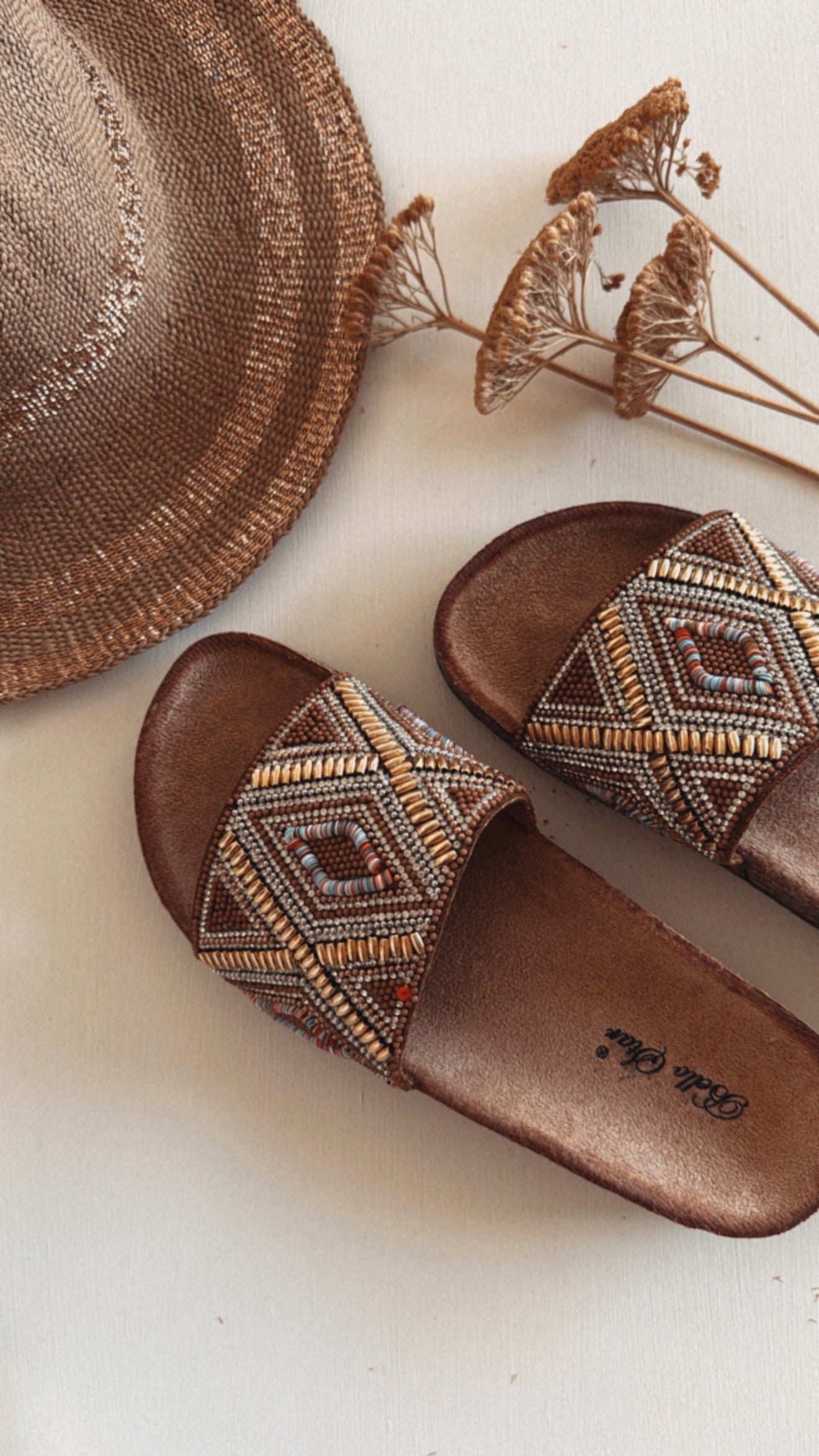 Ciabatta CLOTHÈ camel