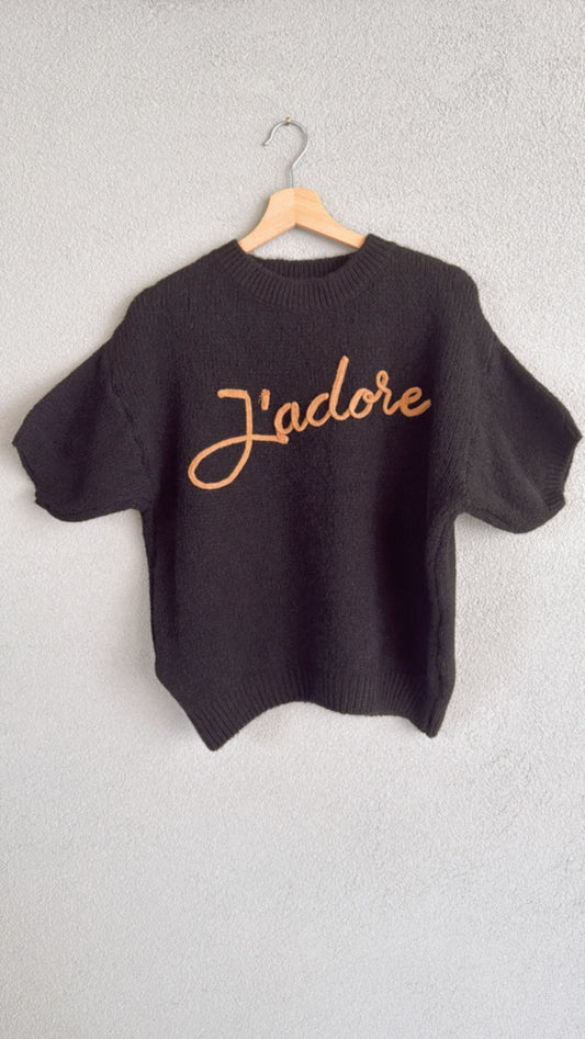 Maglia J'adore black