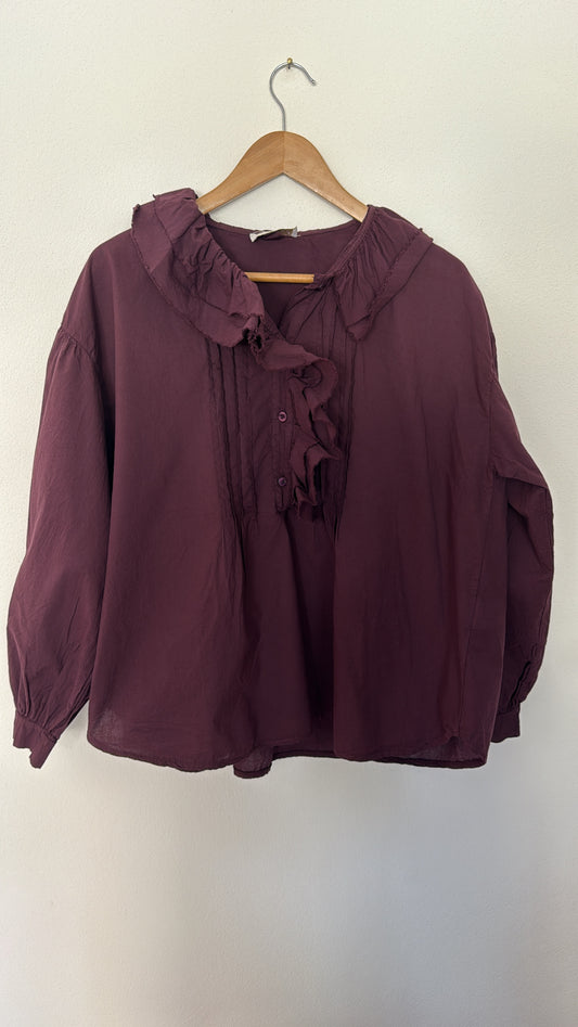 Camicia Adelina burgundy