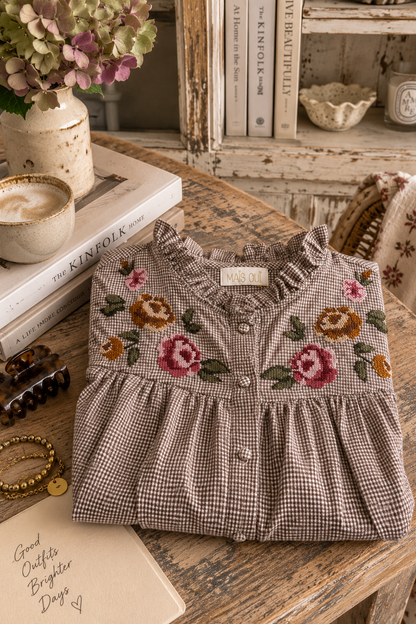 Camicia Rosemary choco