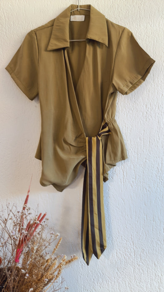 Blusa Parael pistacchio