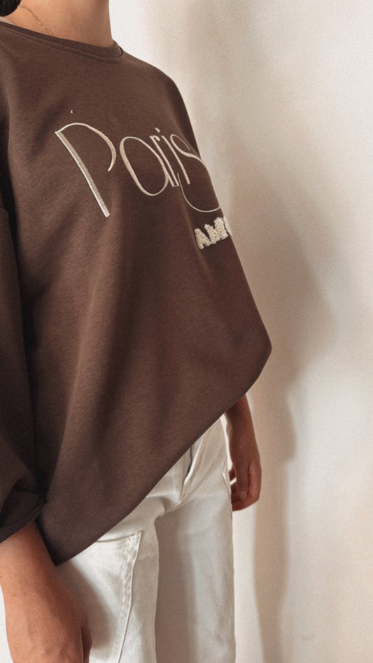 Maglia Paris Amour choco