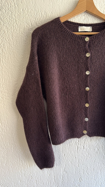 Cardigan Linette choco