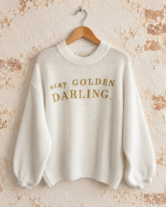 Maglia Stay Golden white