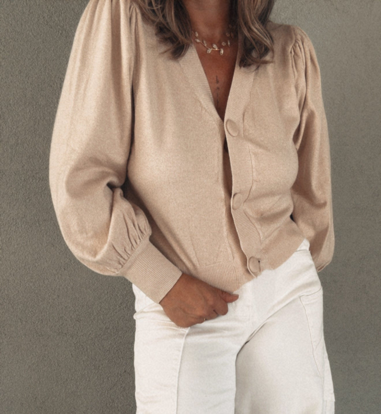 Cardigan Tessa blush