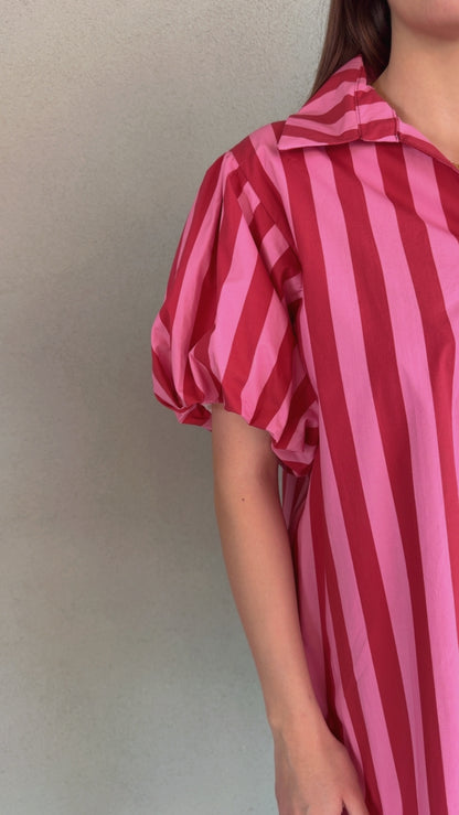 Abito Geremia fragola lampone