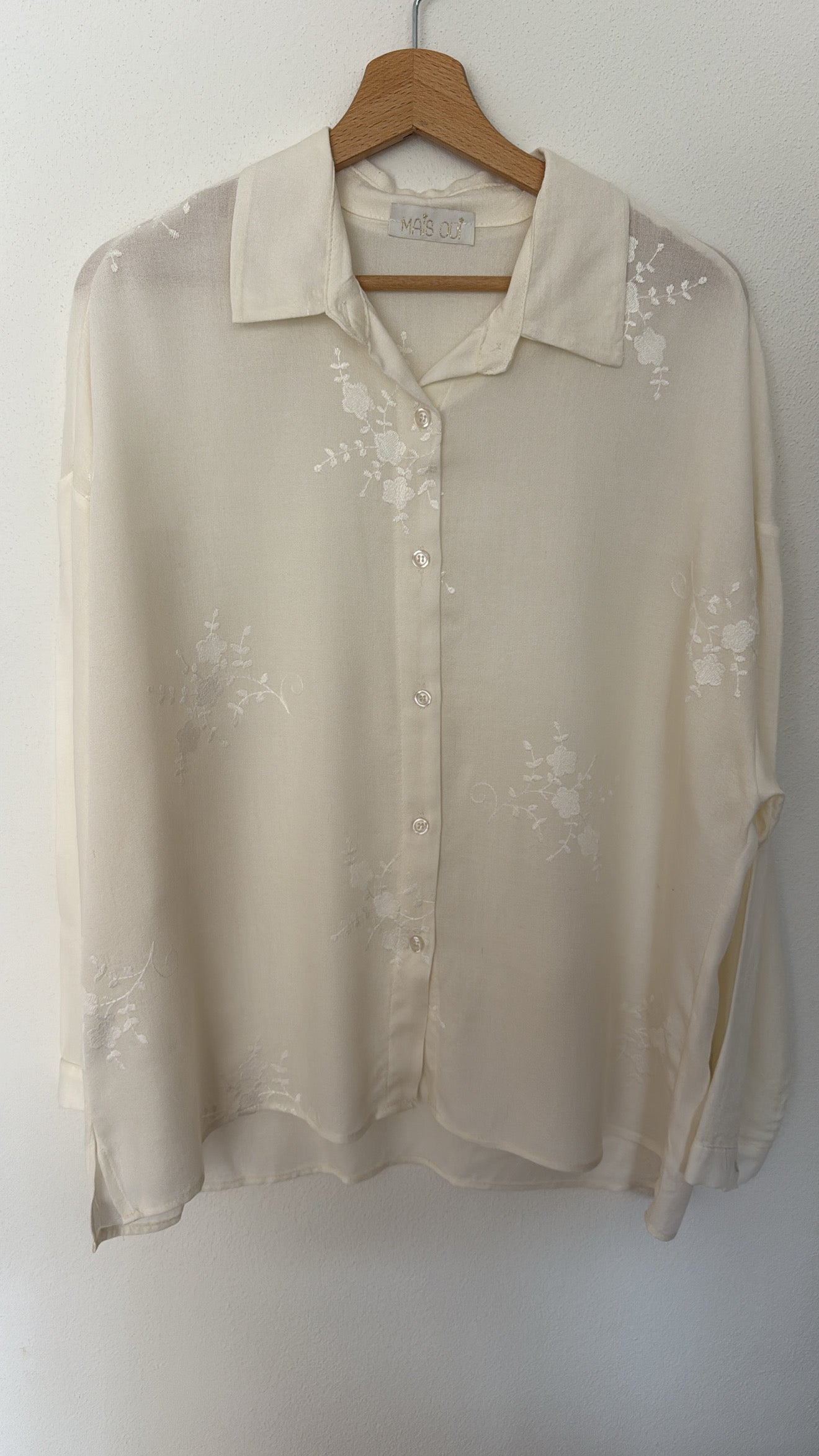 Camicia Flora white