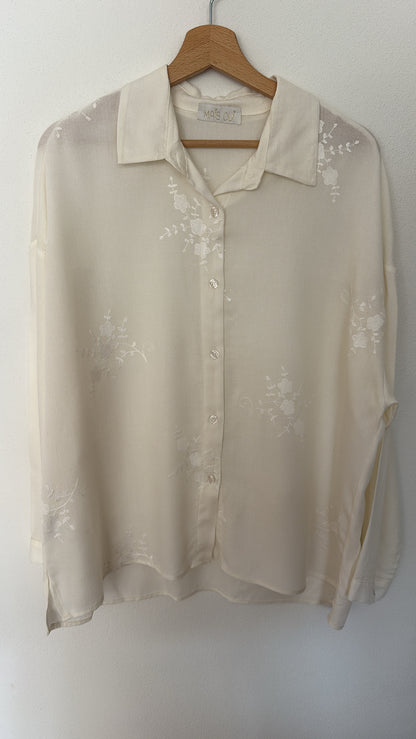 Camicia Flora white