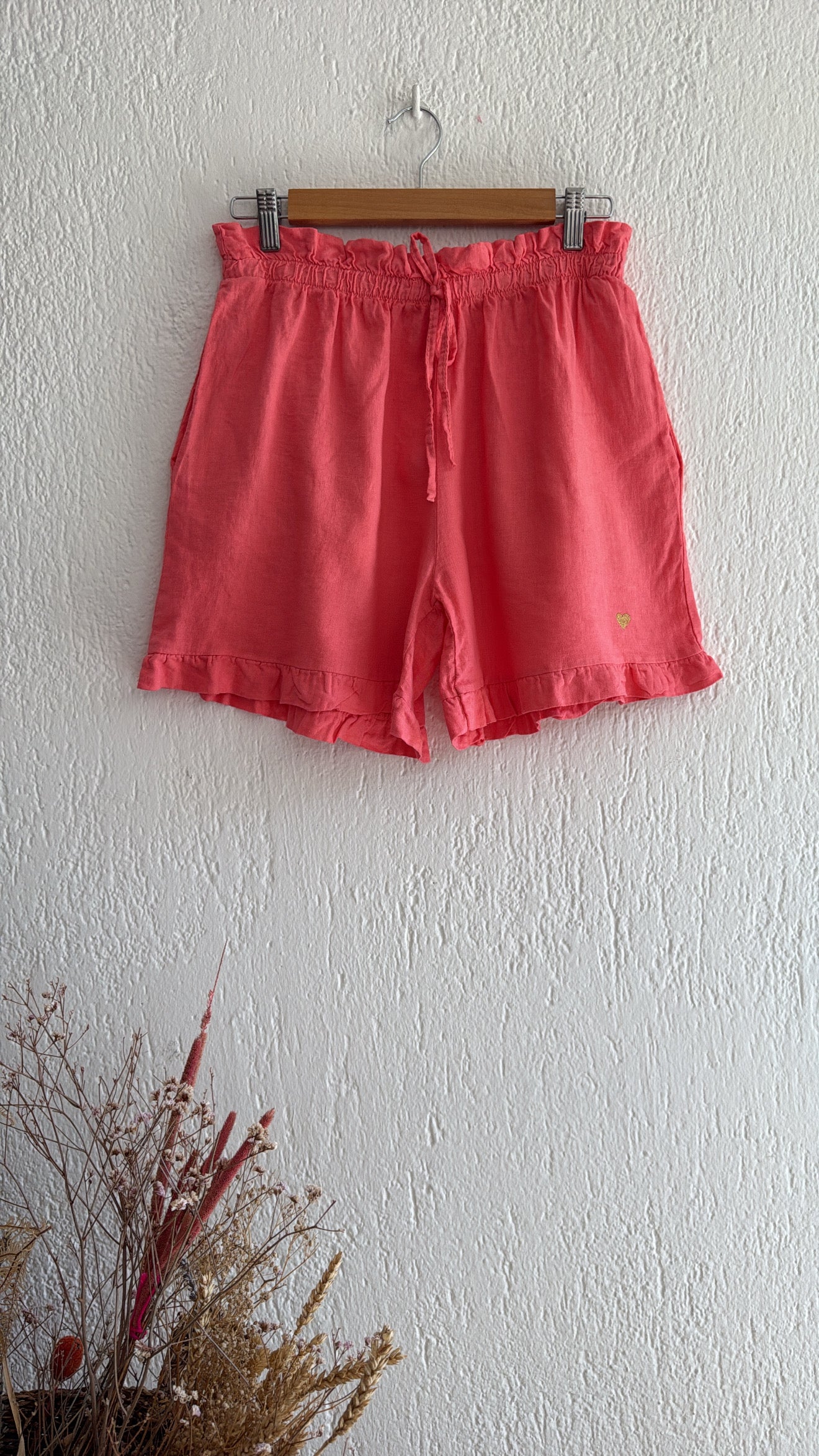 Short Carlito corallo