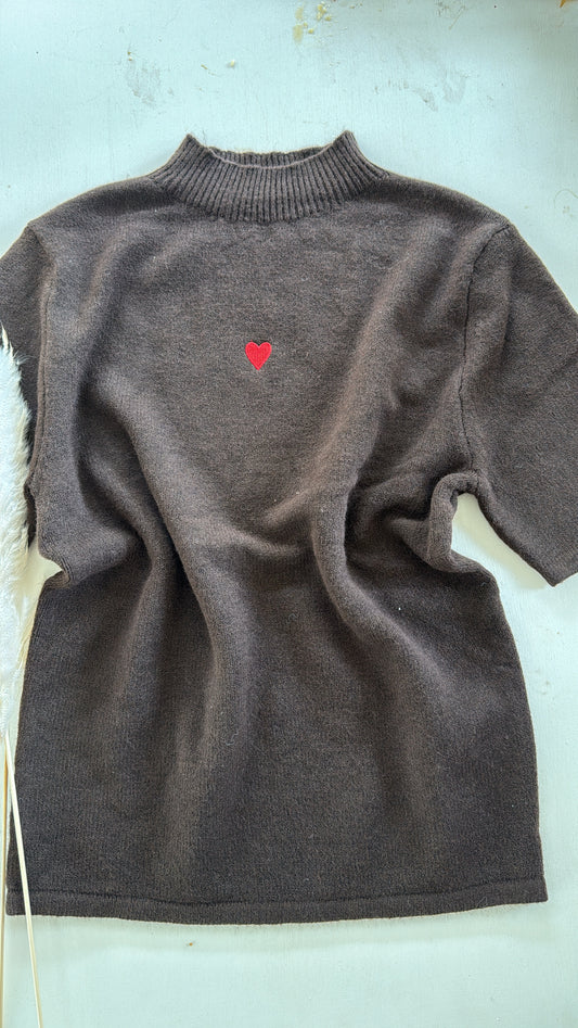 Maglia Heart choco