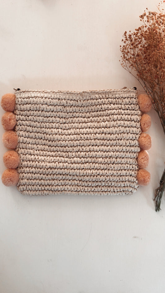 Borsa Pompon natural