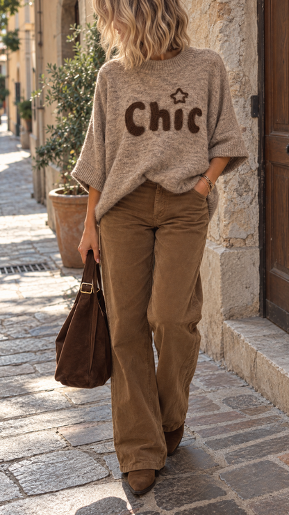 Maglia Chic sand