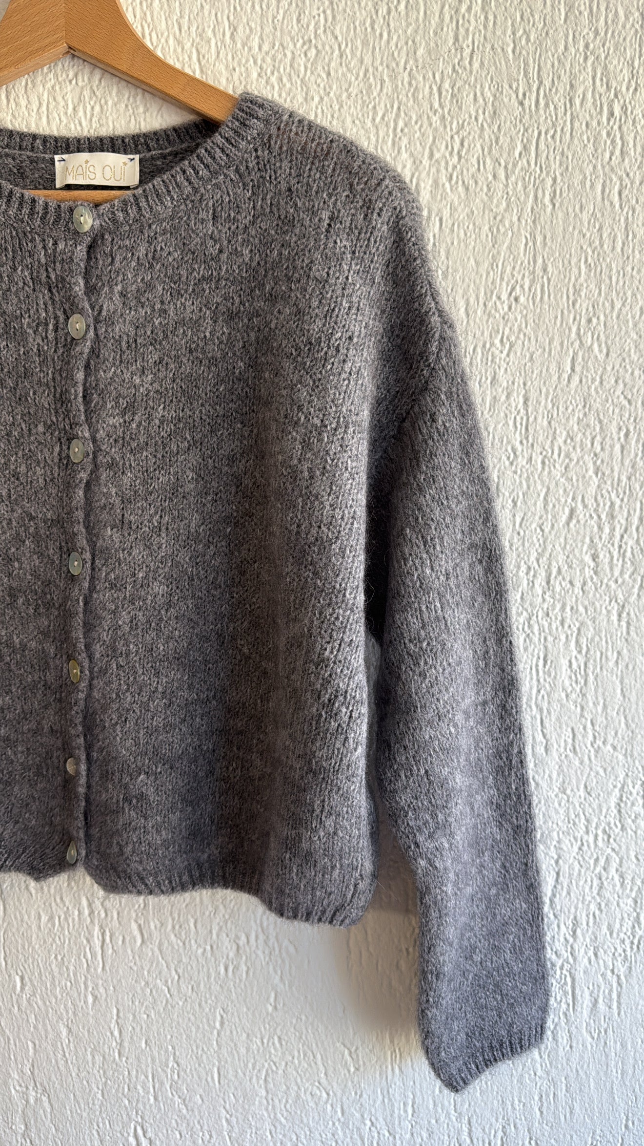 Cardigan Linette dark grey