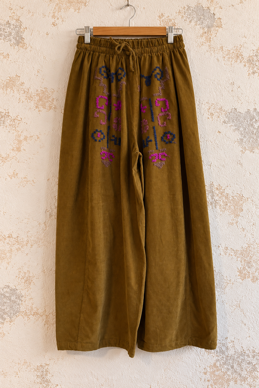 Pantalone Poppy senape