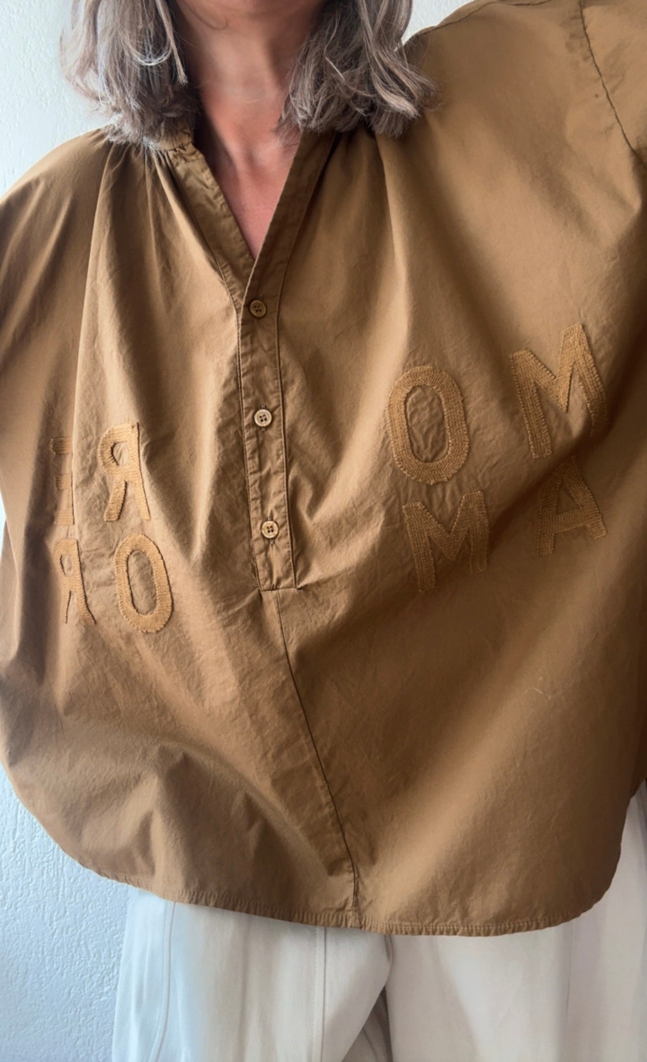 Camicia Amore mostarda