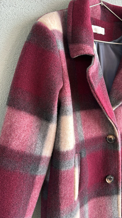 Giaccone Telma Check Burgundy