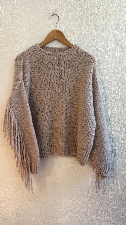 Maglia twinkle rosa polvere