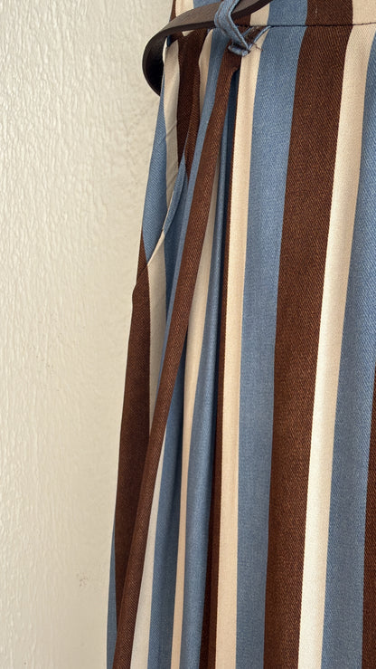 Pantalone Rudy riga azzurra