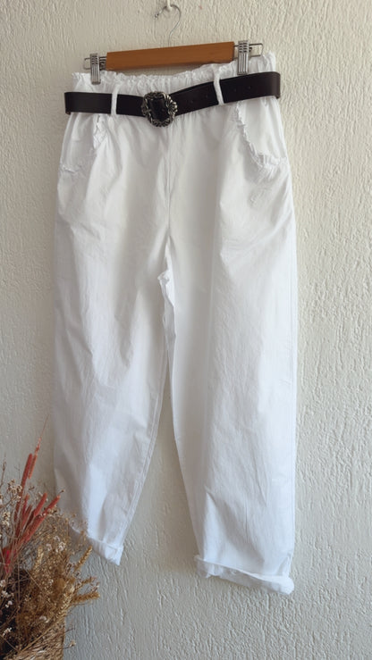 Pantalone Camille white