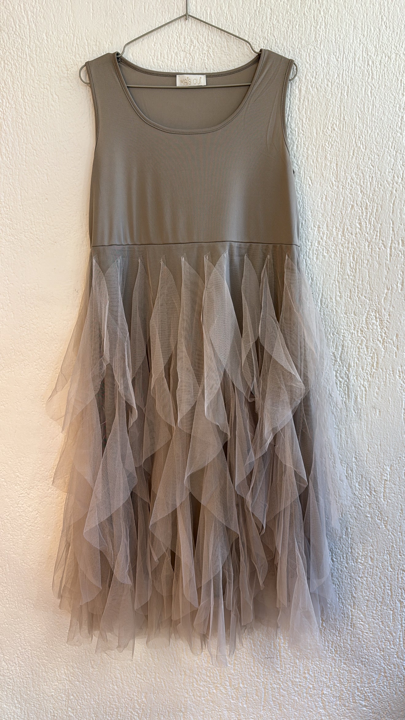 Abito Eve light tortora