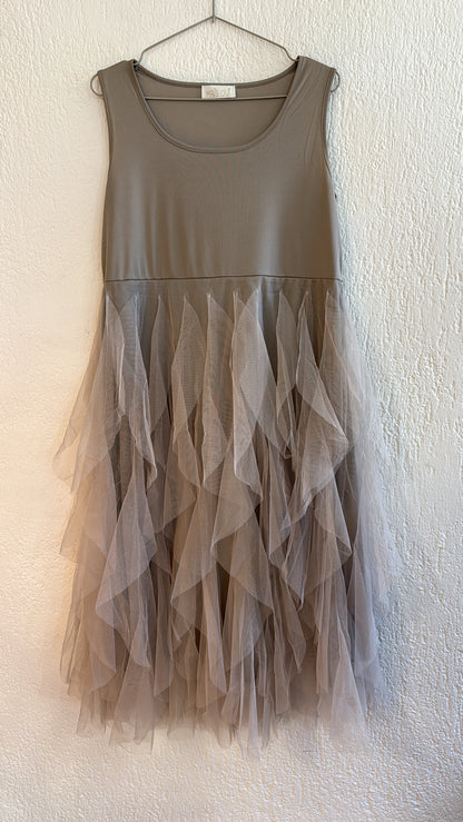 Abito Eve light tortora