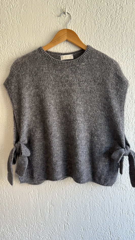 Gilet Paulina dark grey