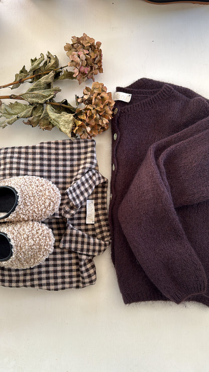 Cardigan Linette choco