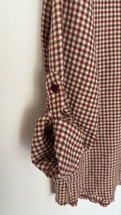 Camicia Wayne check cherry