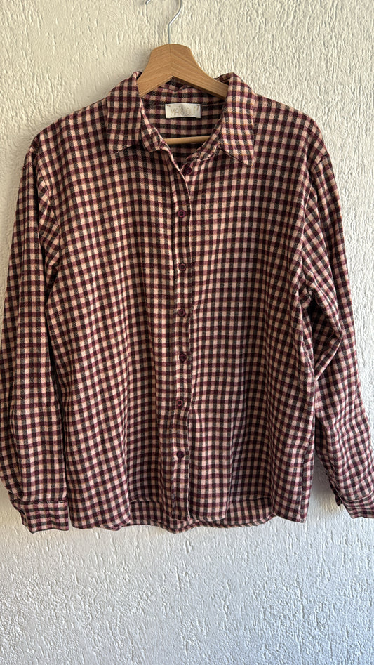 Camicia Lola burgundy
