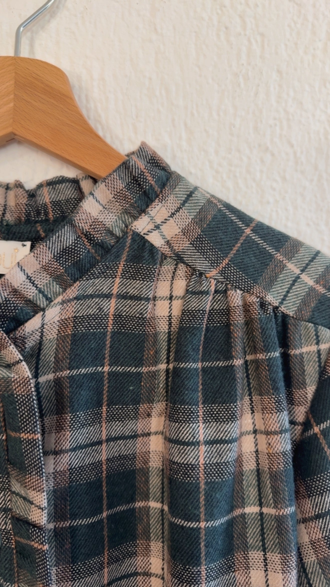 Camicia Anisa tartan green