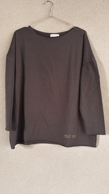 T-shirt Mais Oui piombo