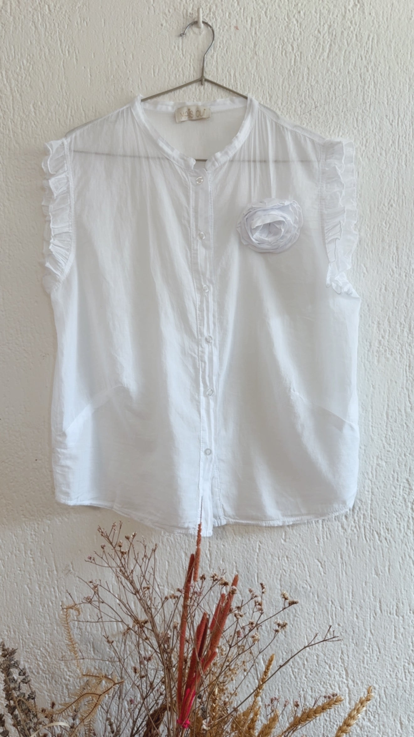 Top Flower white
