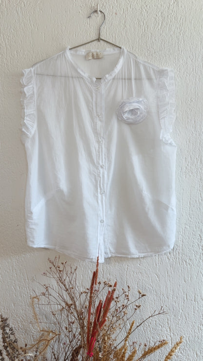 Top Flower white