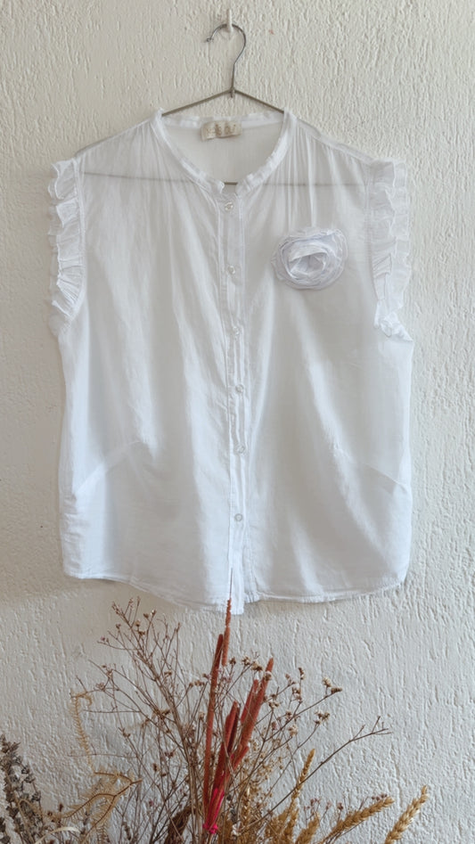 Top Flower white
