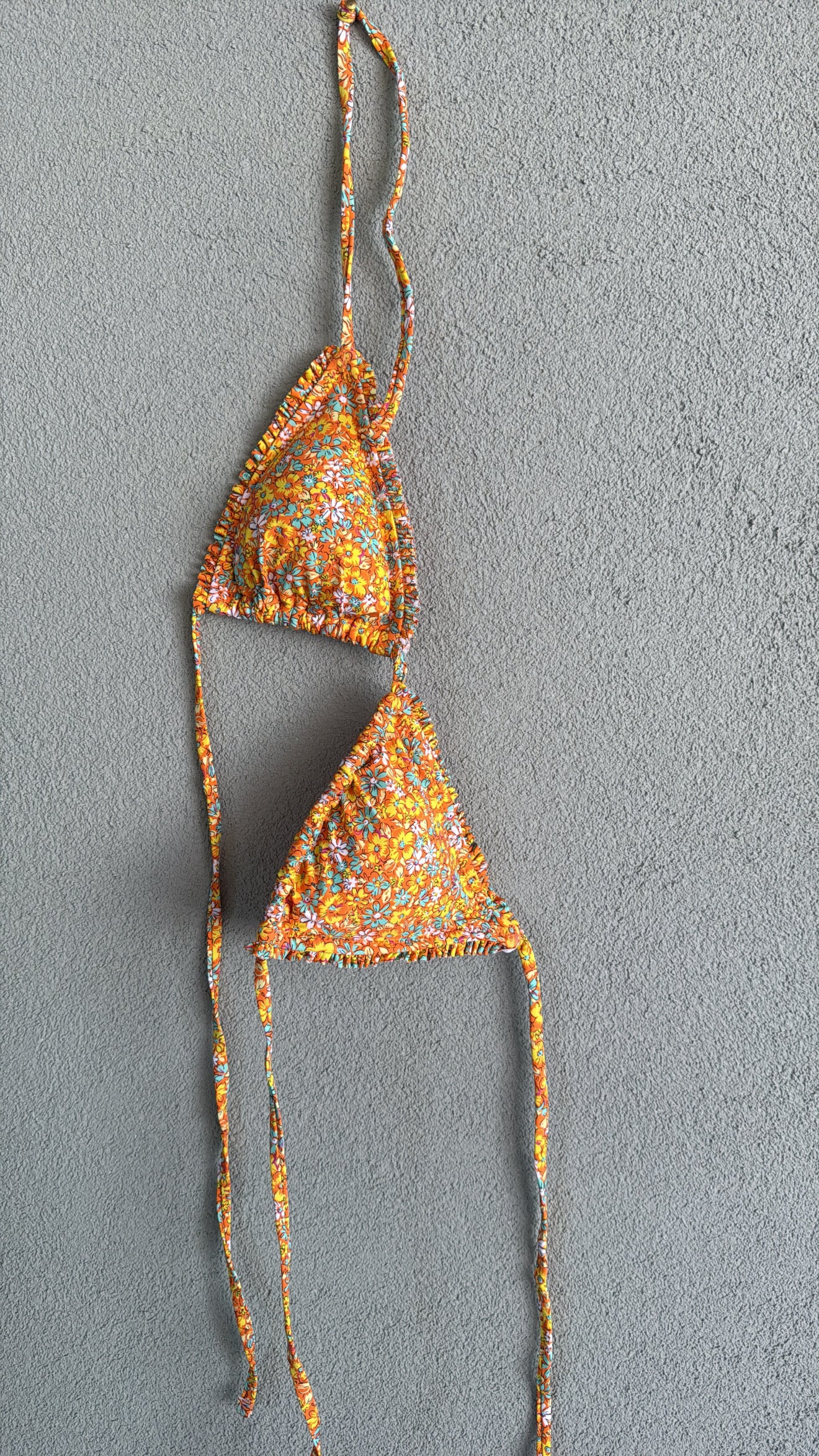 Bikini Saint-Tropez orange flowers