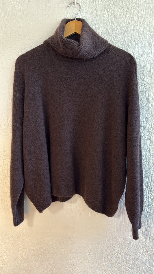 Maglia dolcevita ginger choco