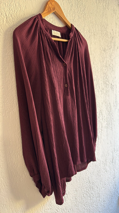 Camicia Cristelle prune