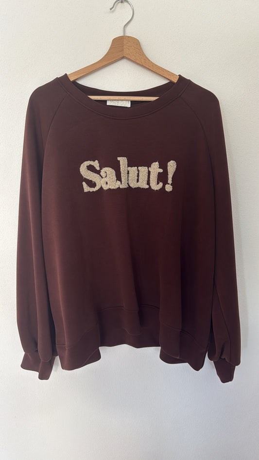 Felpa Salut! choco