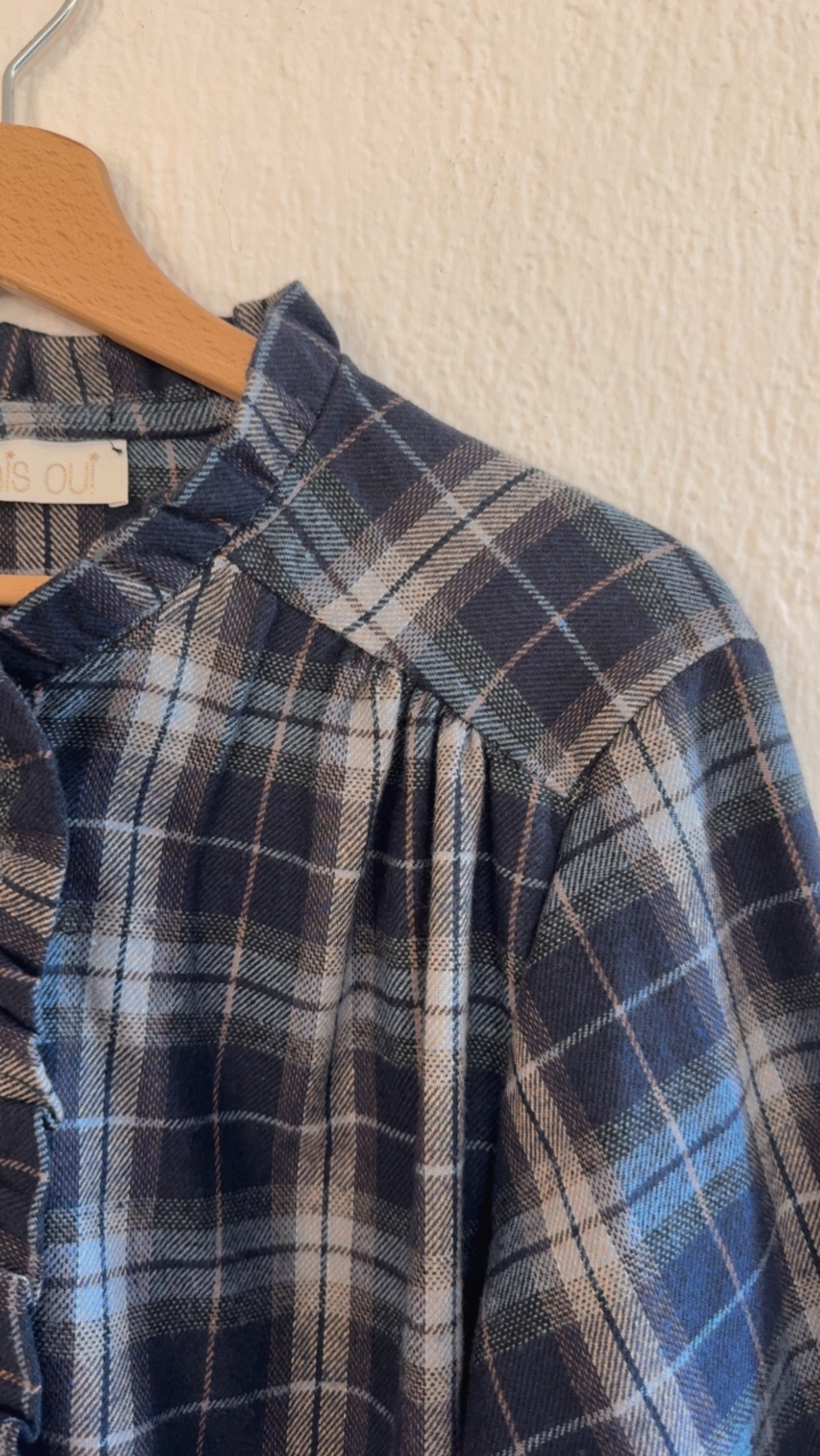 Camicia Anisa tartan navy