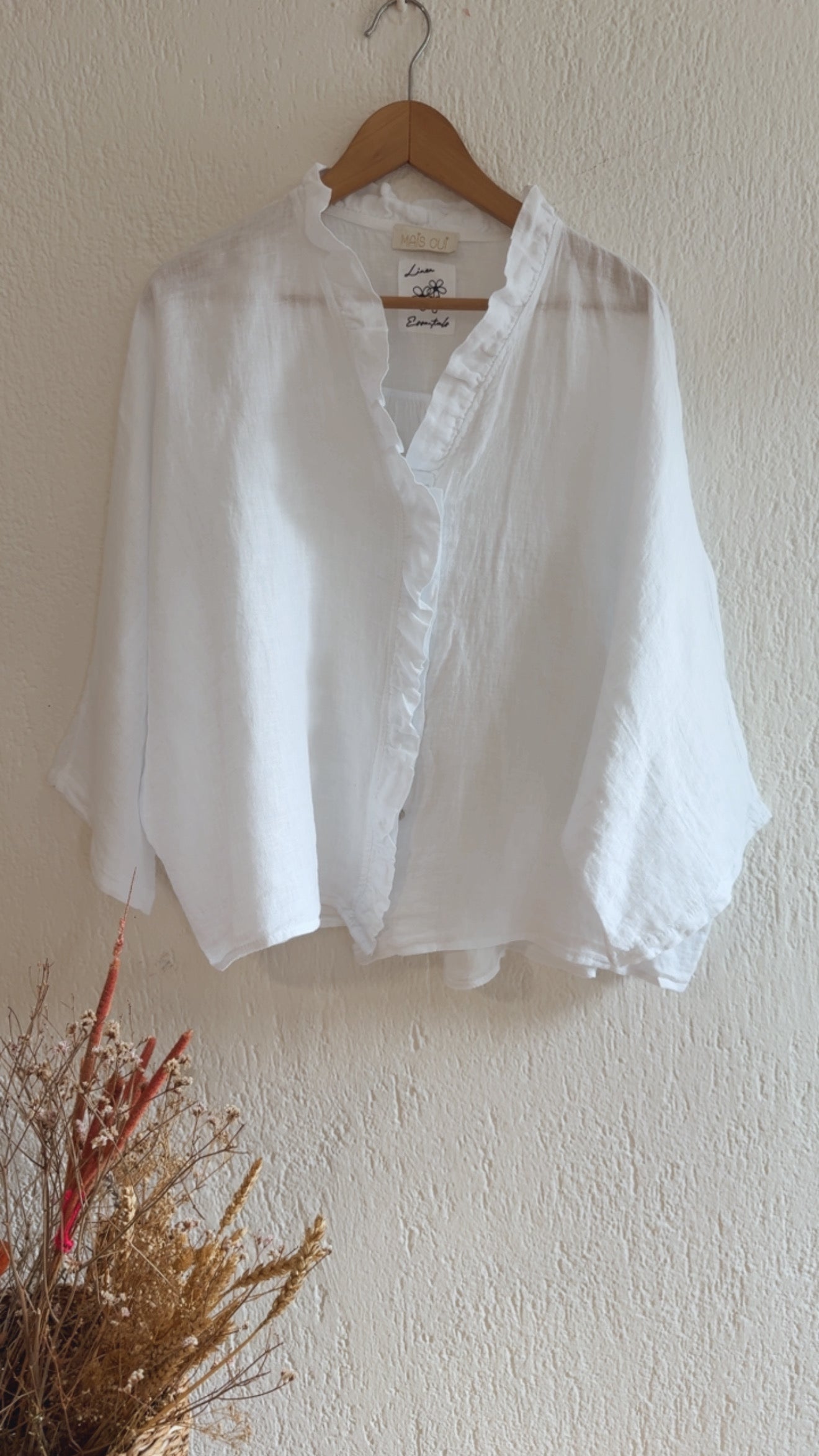 Cardigan camicia Gloria white